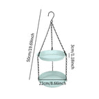 Kesoto Hanging Bird Feeder - Double Plate Large Capacity Kesoto