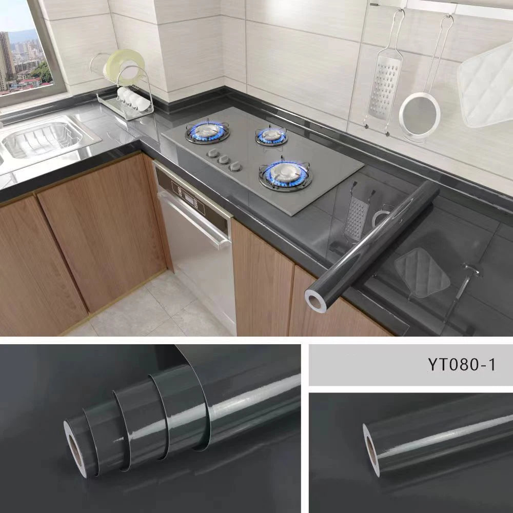 Waterproo&Moisture-Proof  Wallpaper Countertop Self-Adhesiv Cabinet Renovation Tile Marble Sticker