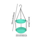 Kesoto Hanging Bird Feeder - Double Plate Large Capacity Kesoto