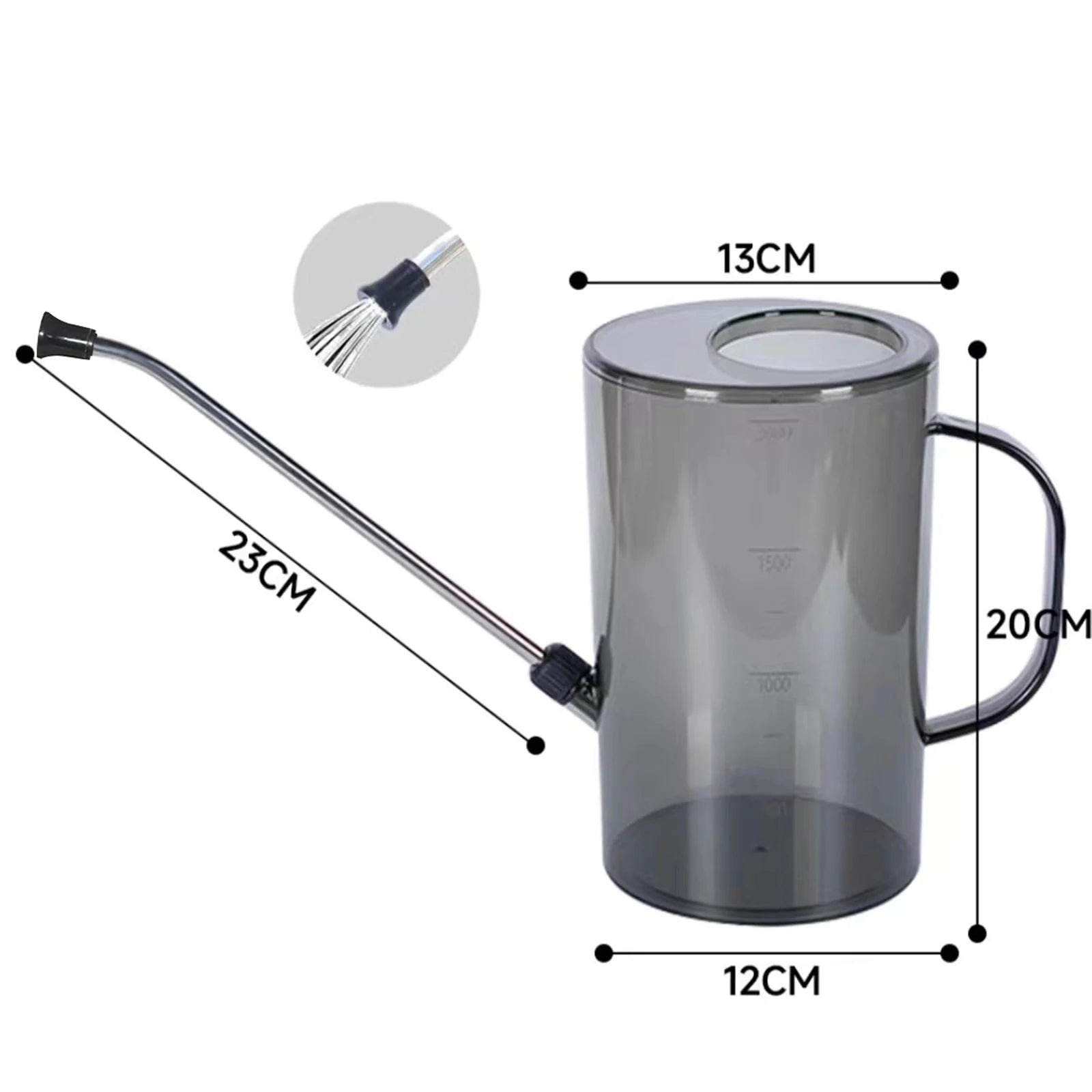 2L Garden Watering Can with Long Spout The Max Mall