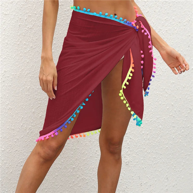 Lamuusaa Beach Skirt - Dot Pattern Wrap
