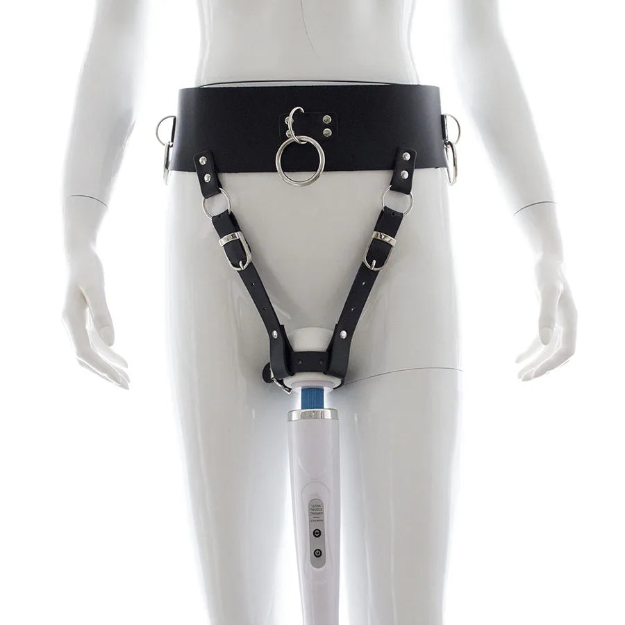 Chastity Belt Device,Forced Orgasm Accessories For Magic Wand Vibrator,Adult Toys