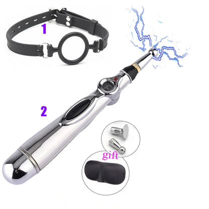 Electric Shock Vagina Pen Labia Clips Nipple Clamp   Sex Toys