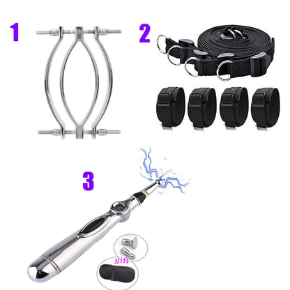 Electric Shock Vagina Pen Labia Clips Nipple Clamp   Sex Toys