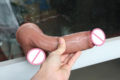 Realistic Silicone Strap-On with Suction Cup