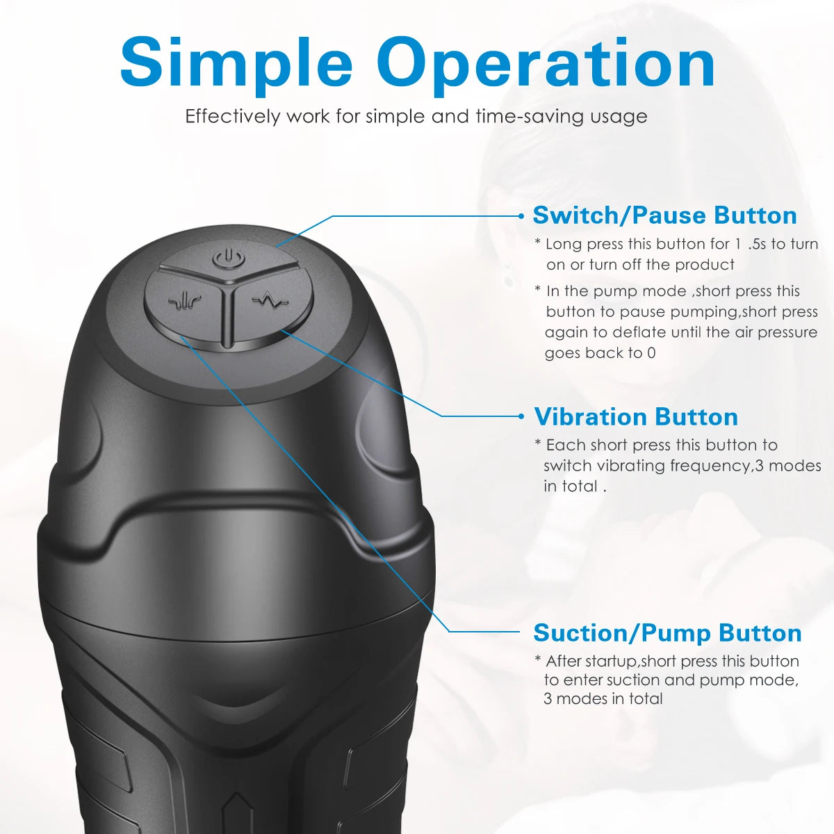 Automatic Vibrating Male Masturbator