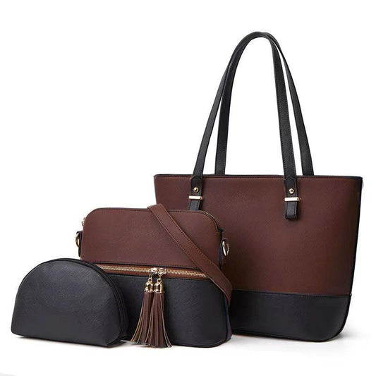 Women's Brown Rexine Plain Shoulder Bag