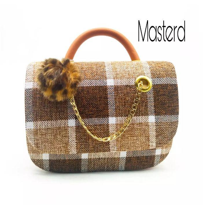 Girl's Jute Textured Natural Shoulder Bag