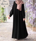 Classic Black Georgette Full Abaya with Stroller The Max Mall