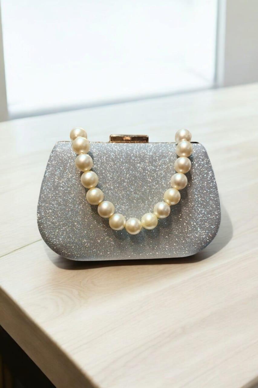 Women's Bridal Wedding Textured Rexine Clutch