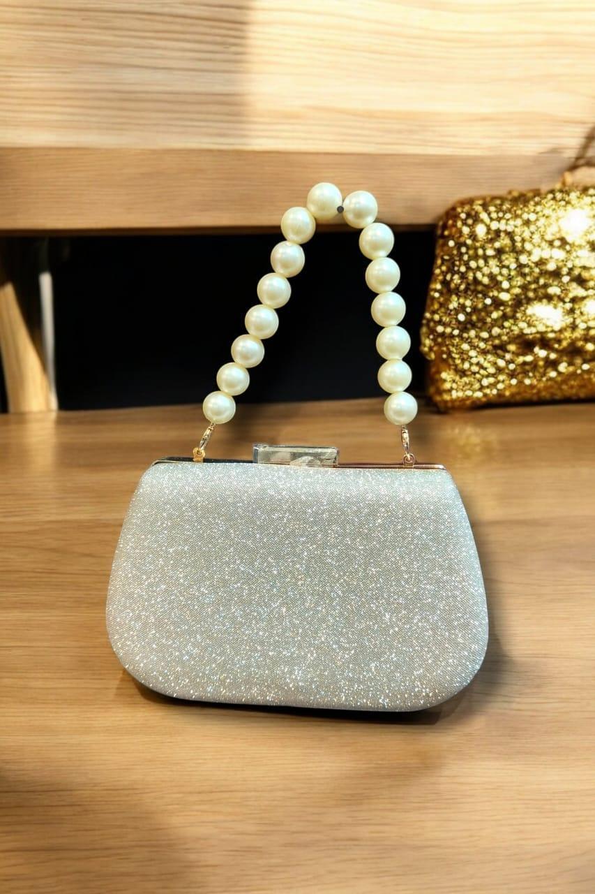 Women's Bridal Wedding Textured Rexine Clutch