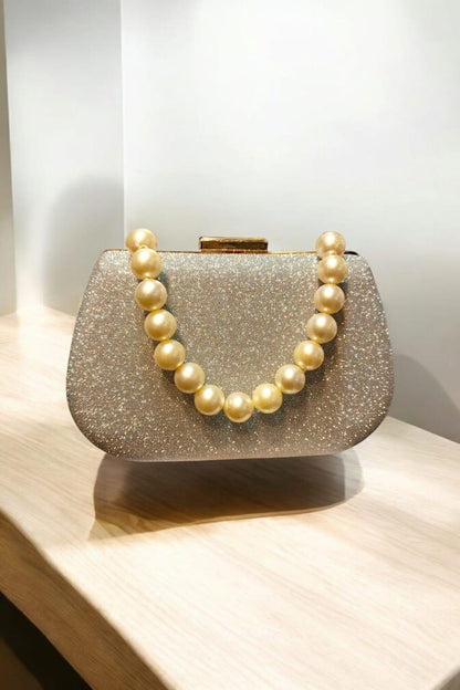 Women's Bridal Wedding Textured Rexine Clutch
