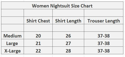 2 Pcs Women's Night Suit - Green Cotton Jersey Printed Sleepwear