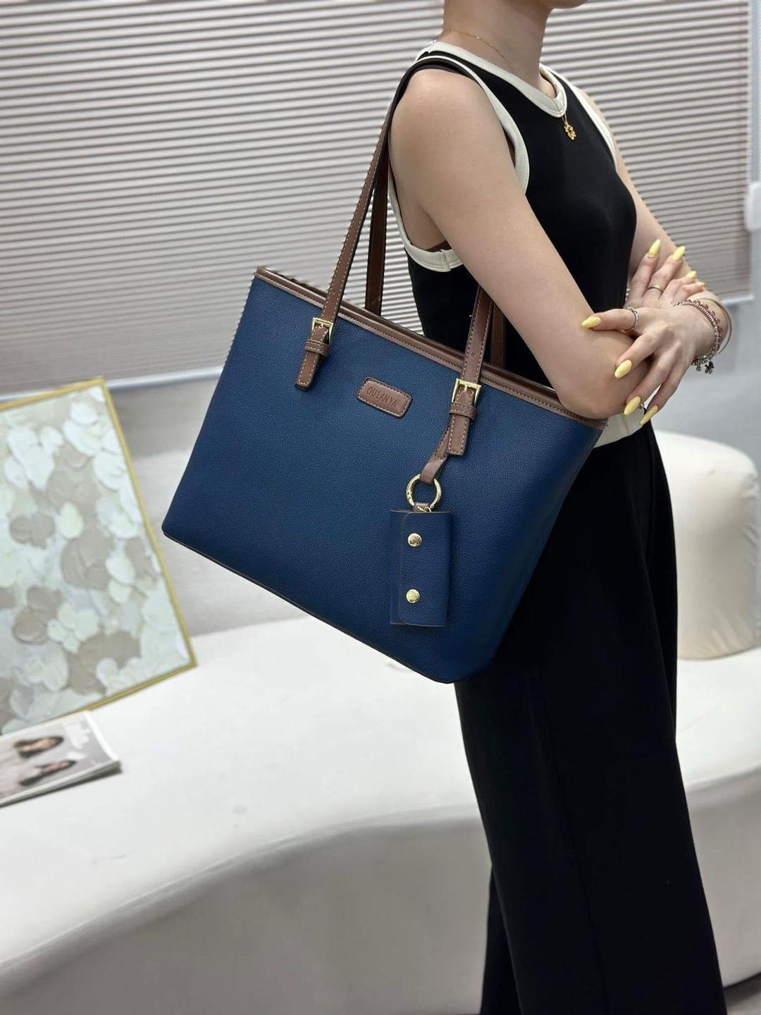Women's Ivory Rexine Plain Shoulder Bag