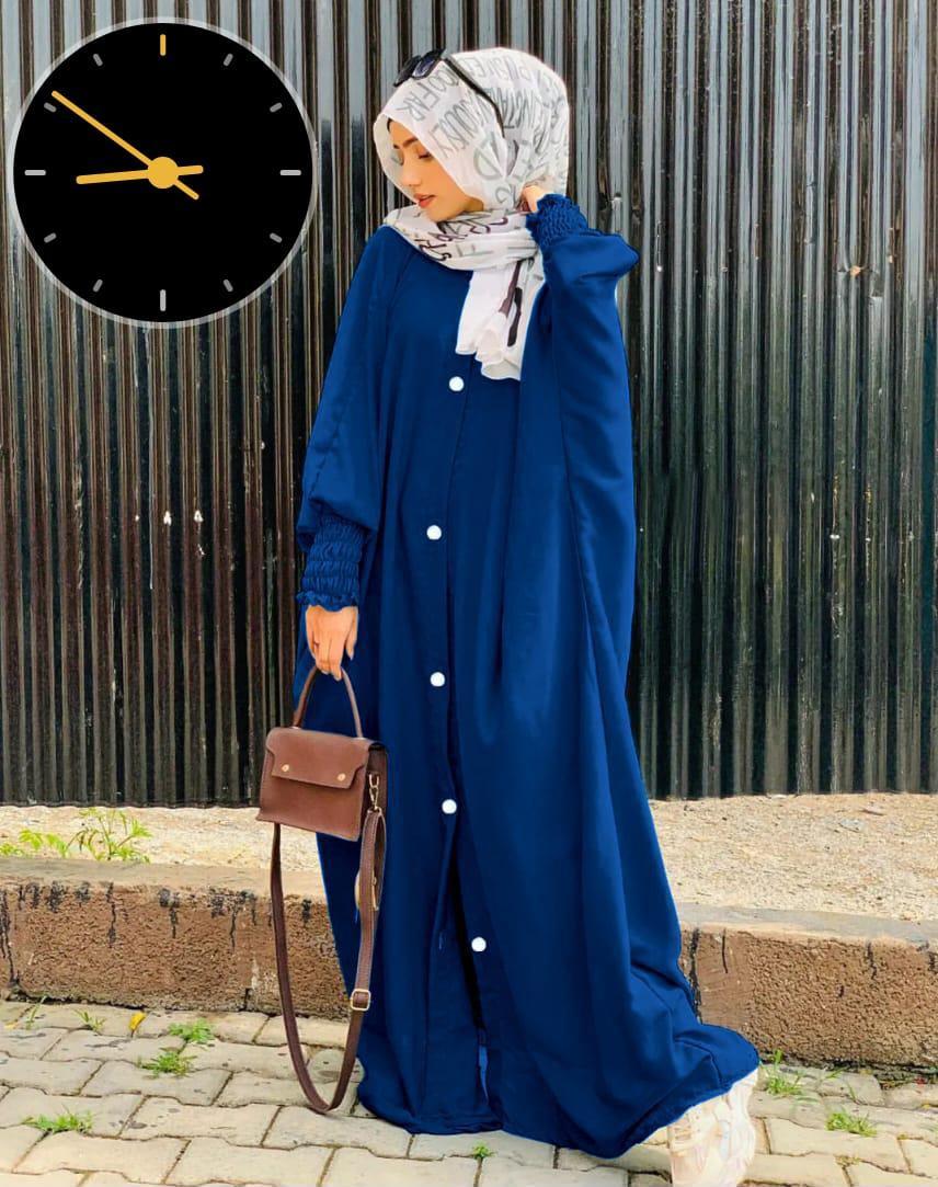 Classic Georgette Abaya with Stroller