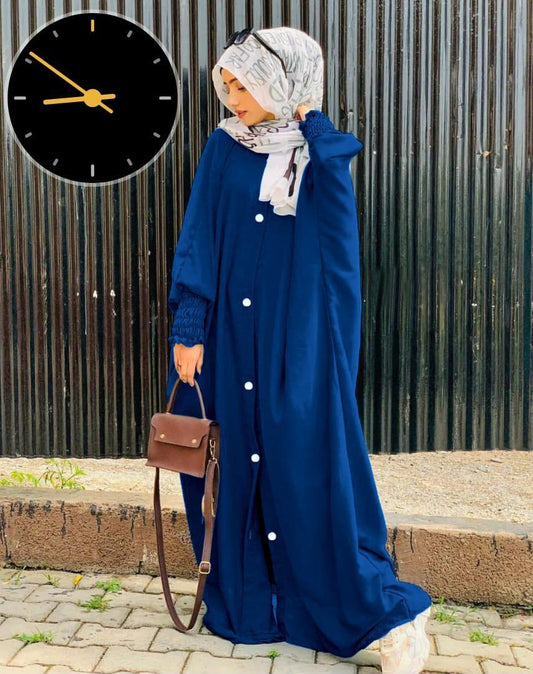 Classic Georgette Abaya with Stroller