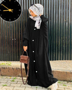 Classic Georgette Abaya with Stroller The Max Mall