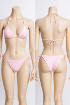 Black Lycra Bikini Set - Comfortable & Breathable Free Size The Max Mall
