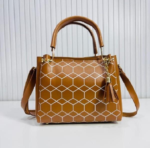 Women's PU Leather Printed Shoulder Bag The Max Mall