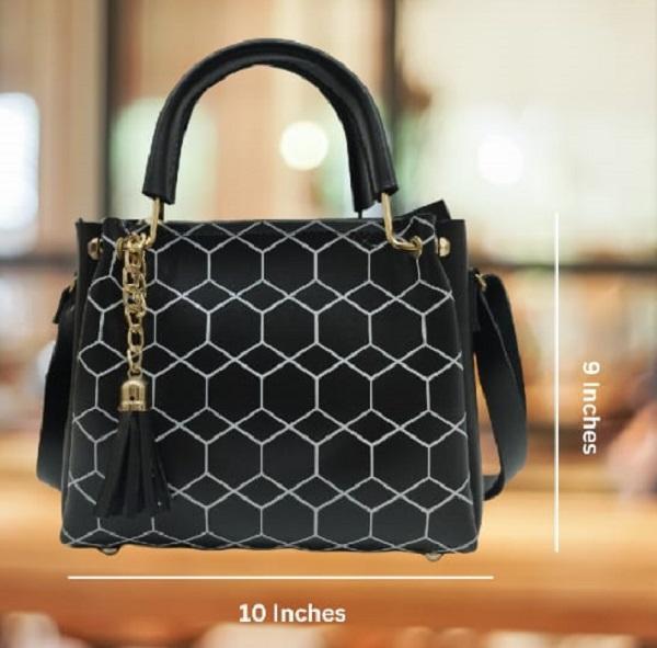 Women's PU Leather Printed Shoulder Bag The Max Mall