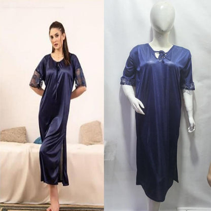 Comfortable and Lightweight Black Jersey Nightwear Set