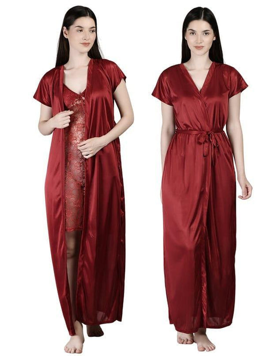 Jersey Nightwear Set - Comfortable Lightweight Blue Sleepwear