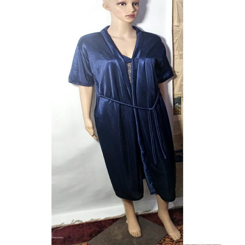 Jersey Nightwear Set - Comfortable Lightweight Blue Sleepwear