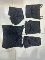 5 Piece Peace Silk Night Wear Set - Premium Embroidered Sleepwear in Maroon The Max Mall