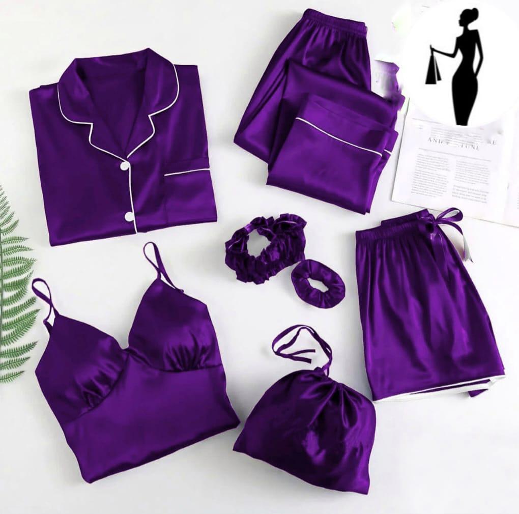 Silk Lace Camisole Set - Shamose Silk Intimate Apparel in Maroon The Max Mall