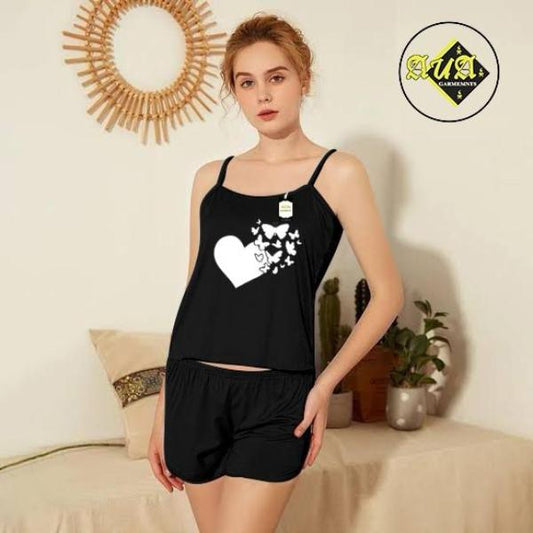 Silk Camisole Set - Lightweight Plain Blue Intimate Apparel