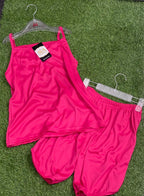 Silk Camisole Set - Lightweight Plain Blue Intimate Apparel The Max Mall