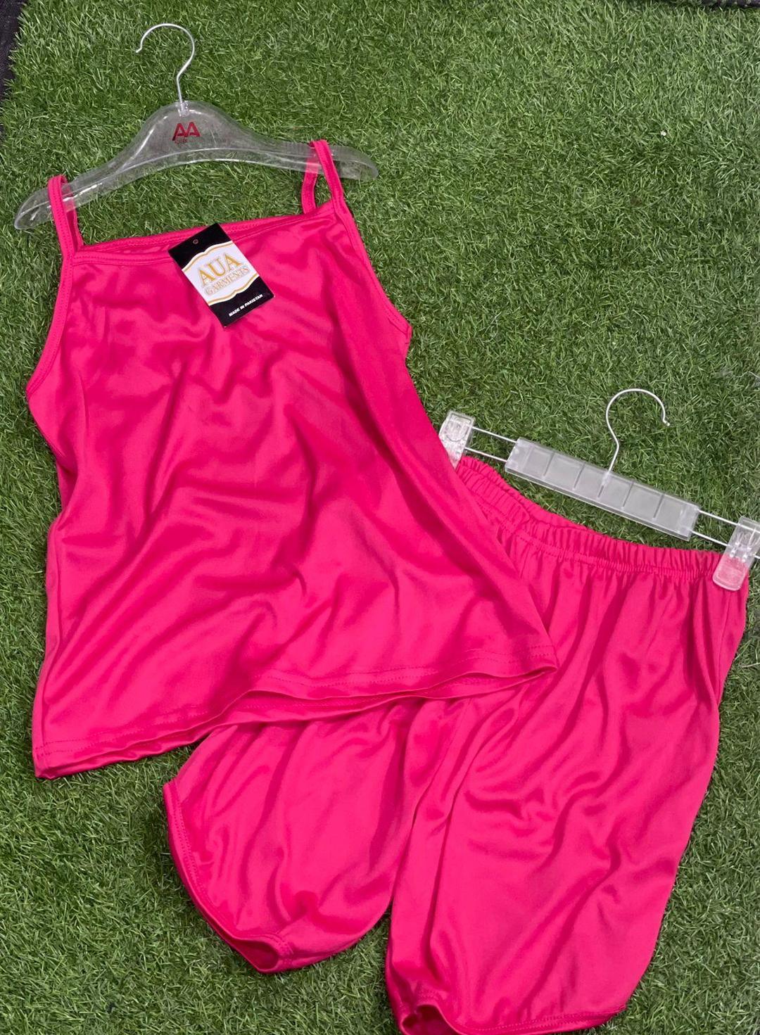 Silk Camisole Set - Lightweight Plain Blue Intimate Apparel The Max Mall