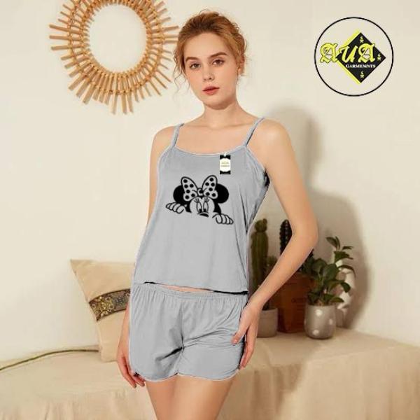 Silk Camisole Set - Lightweight Plain Blue Intimate Apparel