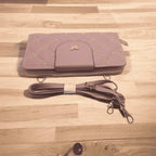 Women's PU Leather Embroidered Clutch Crossbody The Max Mall