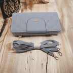Women's PU Leather Embroidered Clutch Crossbody The Max Mall
