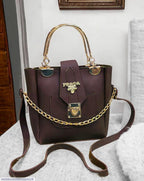 Women's Pink Rexene Plain Shoulder Bag The Max Mall