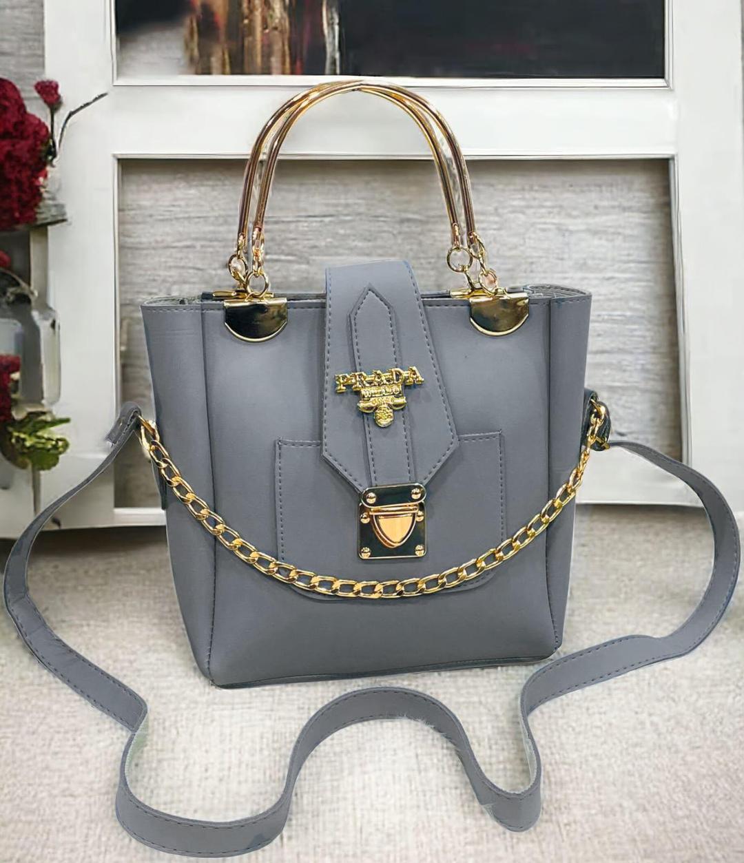 Women's Pink Rexene Plain Shoulder Bag