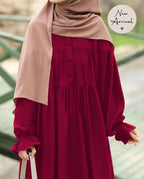 Women's Black Georgette Full Abaya - Classic Design The Max Mall