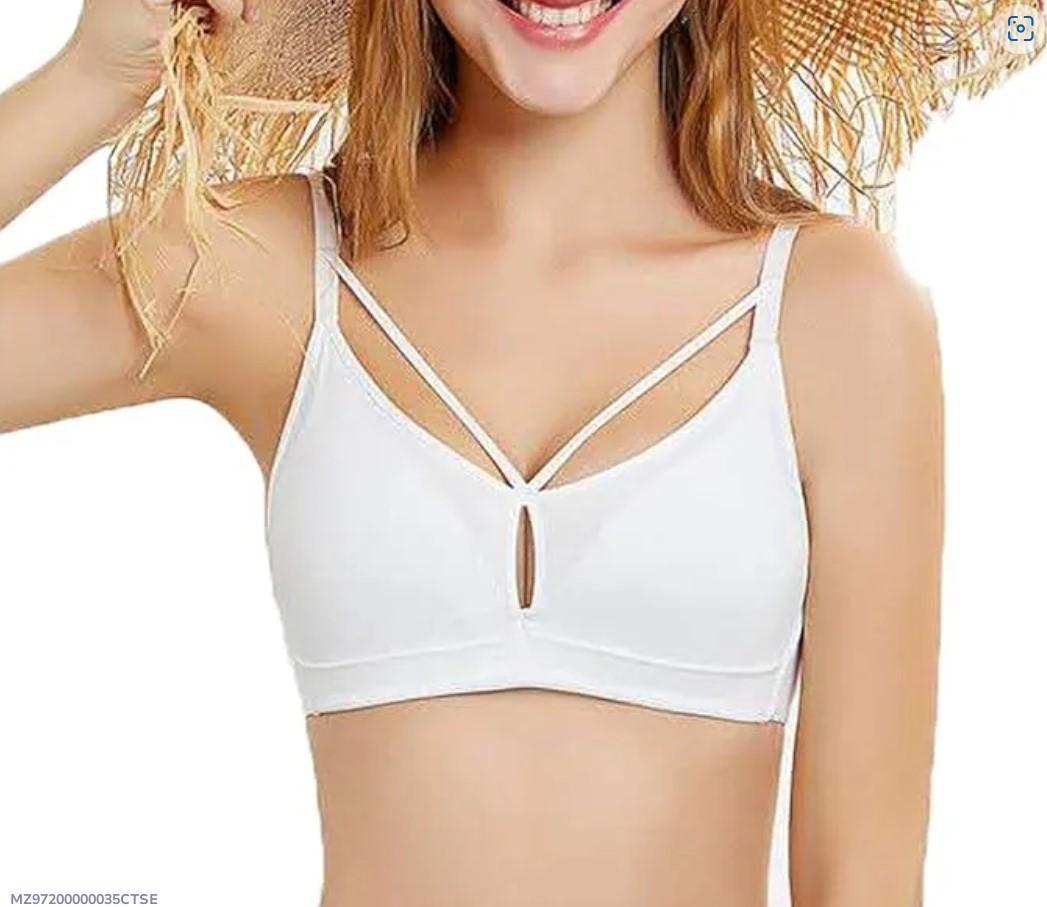 White Malai Padded Bra - Seamless A Cup Sizes 30-36