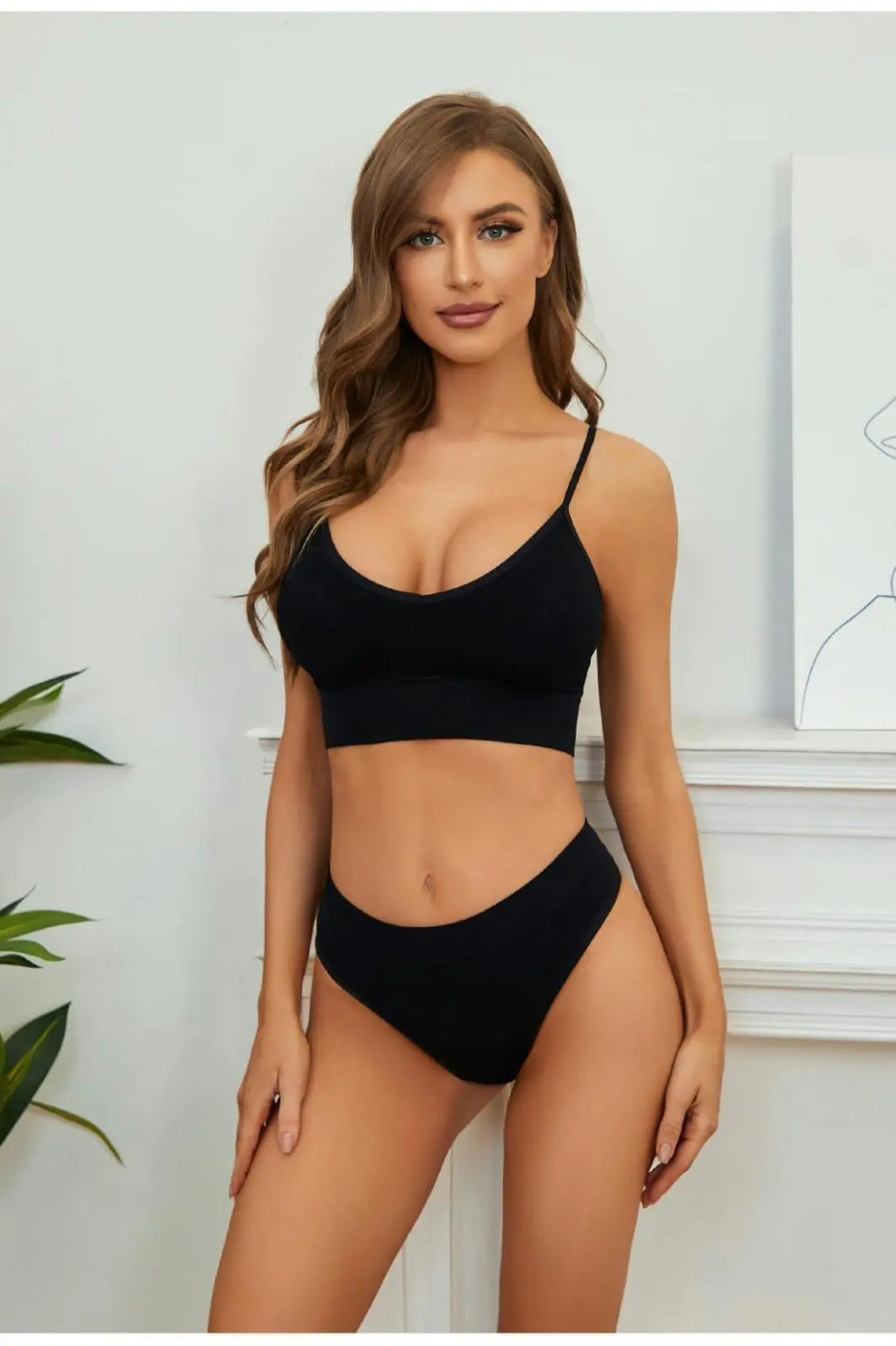 Women V-Shape Non Padded Sports Bra - Multicolor Jersey The Max Mall