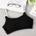 Women Multi-Purpose Padded Bra - Black Jersey for Active & Daily Wear The Max Mall