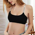 Women Multi-Purpose Padded Bra - Black Jersey for Active & Daily Wear The Max Mall