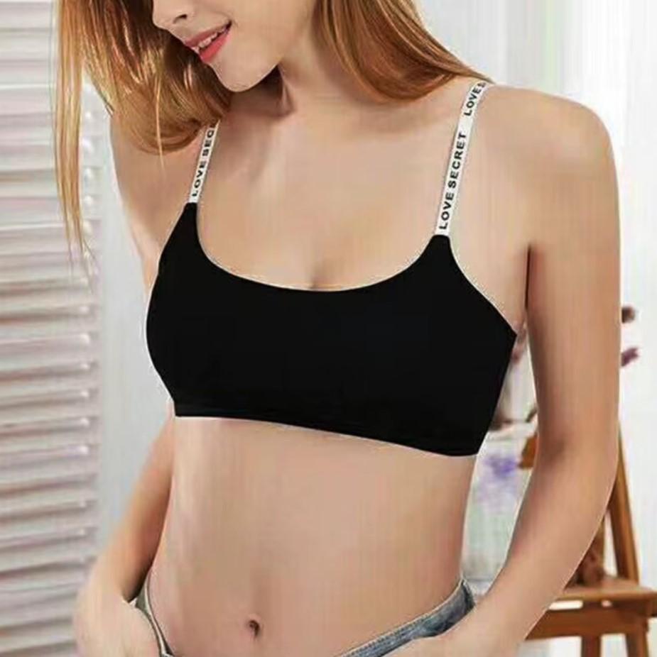 Women Multi-Purpose Padded Bra - Black Jersey for Active & Daily Wear