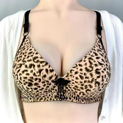 Multicolor Printed Silk Push Up Bra - Comfortable and Lightweight