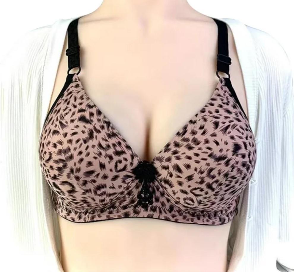 Multicolor Printed Silk Push Up Bra - Comfortable and Lightweight
