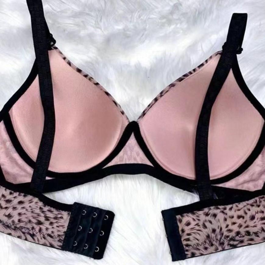 Multicolor Printed Silk Push Up Bra - Comfortable and Lightweight