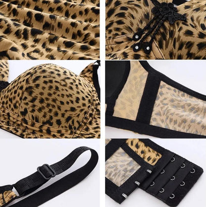 Multicolor Printed Silk Push Up Bra - Comfortable and Lightweight