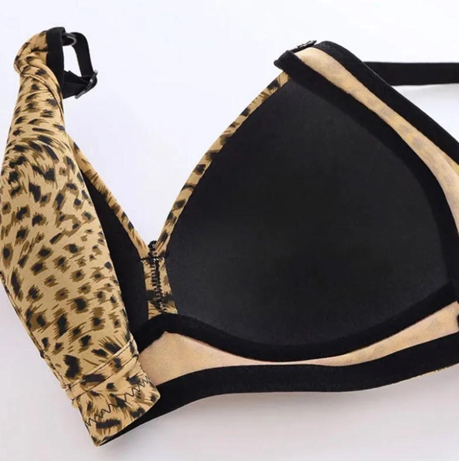 Multicolor Printed Silk Push Up Bra - Comfortable and Lightweight