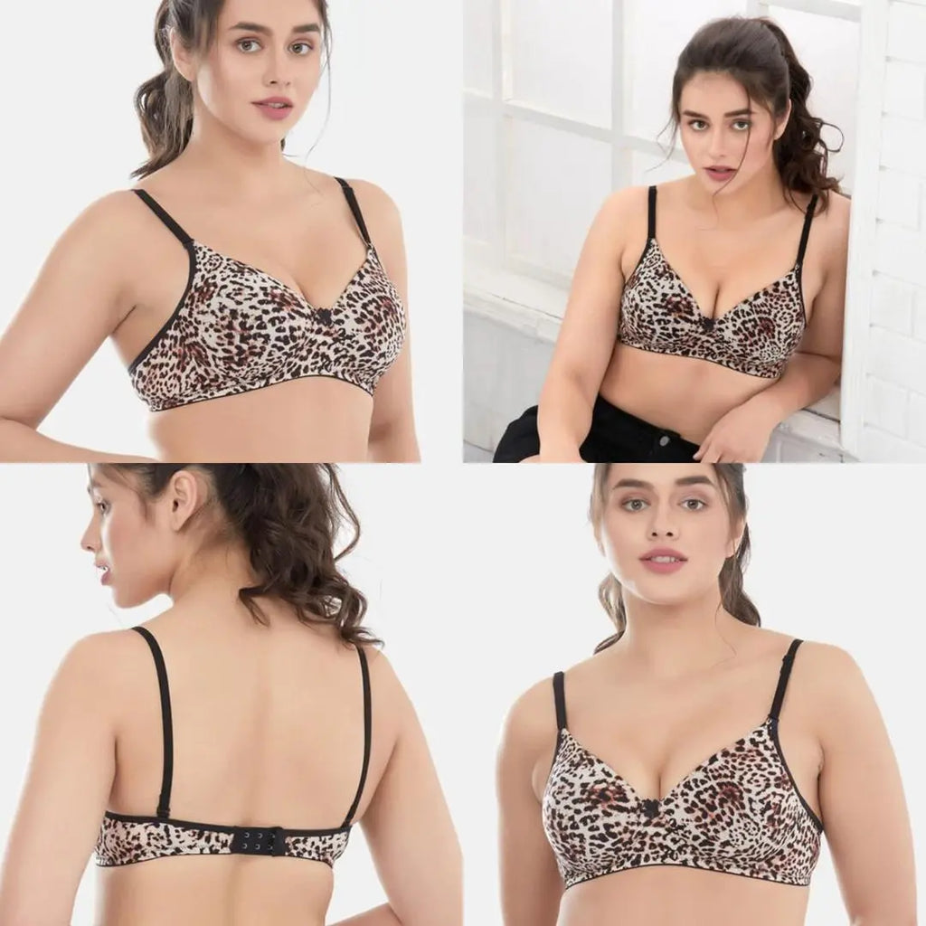 Minimizer Bra - Soft Malai Fabric with Printed Pattern The Max Mall