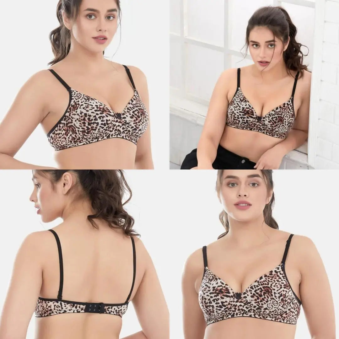 Minimizer Bra - Soft Malai Fabric with Printed Pattern The Max Mall